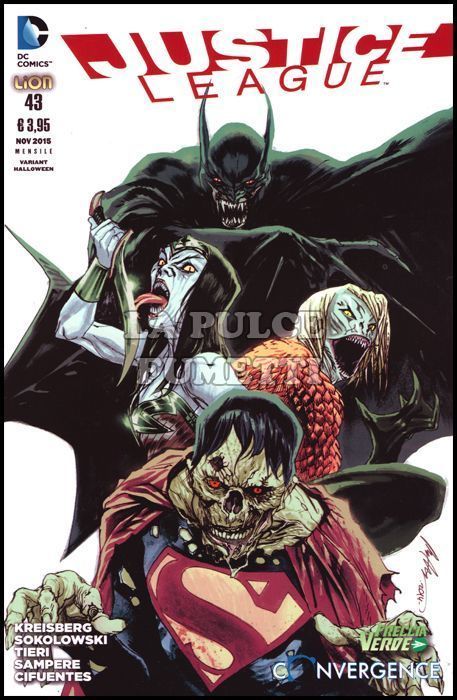 JUSTICE LEAGUE #    43 - VARIANT HALLOWEEN - CONVERGENCE